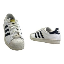 Tênis Adidas Masculino 6 Feminino 7.5 Couro Superstar Clássico Top Baixo Dedos Concha comprar usado  Enviando para Brazil
