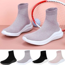 Tênis de cano alto masculino casual sapatos de malha meia sapatos femininos de malha comprar usado  Enviando para Brazil