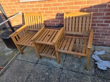 Wooden seater garden for sale  HOUNSLOW