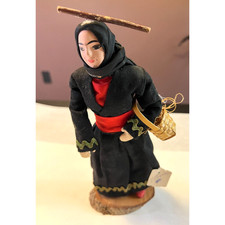 Boneca libanesa vintage pano bordado tradicional boneca europeia item de colecionador comprar usado  Enviando para Brazil