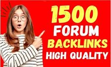 1500 Backlinks de perfil de fórum - SEO comprar usado  Enviando para Brazil