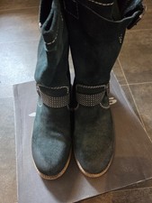 Tamaris stiefeletten petrol gebraucht kaufen  Medlingen