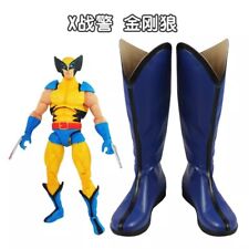 Cosplay Deadpool 3 X-Men Wolverine Botas Sapatos Fantasia Halloween Adereços PU Azul comprar usado  Enviando para Brazil