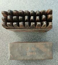 Alte schlagbuchstaben 3mm gebraucht kaufen  Stuttgart