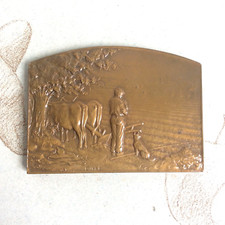 Médaille plaque bronze d'occasion  Nantes-