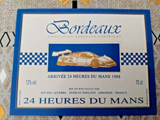 étiquette vin 24heures d'occasion  Castillon-la-Bataille