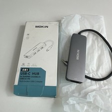 HUB USB-C 6 en 1 MOKiN 2xHDMI y 2xUSB2.0 y 2xUSB3.0 segunda mano  Embacar hacia Mexico