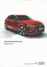 AUDI A3 / S3 Limousine + Sportback + e-tron g-tron 8V 2015 Betriebsanleitung BA, usado comprar usado  Enviando para Brazil