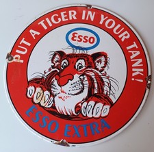 esso plaque emaillee esso plaque d'occasion  Pamiers