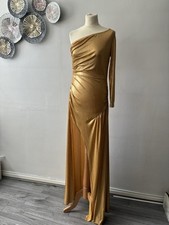Gold shimmering evening for sale  NOTTINGHAM