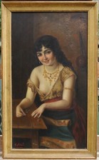 Jeune bohemienne. signée d'occasion  Clamart