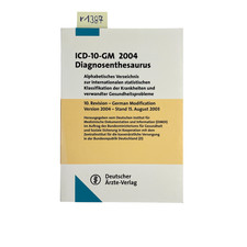 Icd 2004 diagnosenthesaurus gebraucht kaufen  Gäufelden