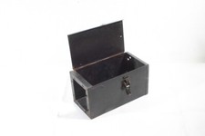 Caixa de metal antiga carro clássico 27,5 X 14,5 X 14,2 caixa de ferramentas de metal caixa de transporte comprar usado  Enviando para Brazil