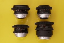 Używany, 4 Vintage Zeiss Jena MC lenses set arri PL mount  Flektogon na sprzedaż  PL