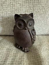 Estatueta de coruja - Escultura decorativa em pergaminho em resina comprar usado  Enviando para Brazil
