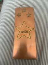 Suporte de vela WHIMSICAL STAR WISH luminária quadrada lanterna de cobre sólido bom!! comprar usado  Enviando para Brazil