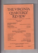 Virginia quarterly review for sale  Tillson