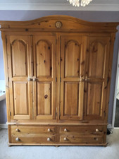 Door pine wardrobe for sale  THETFORD