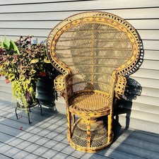 Vtg wicker rattan for sale  Kalamazoo