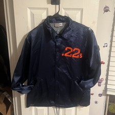 Jaqueta Ebbets Field Flannels Vintage Autêntica Houston Moultrie Colt .22s Azul Marinho  comprar usado  Enviando para Brazil