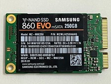Samsung MZ-M6E250BW 860 EVO mSATA 250GB SSD Para Notebook Dell AUSU HP Lenovo PC comprar usado  Enviando para Brazil