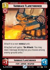 Vambrace flamethrower shadows for sale  UK