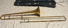 Trombone e bocal (usado, sem marca) com estojo rígido comprar usado  Enviando para Brazil