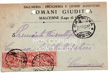 Cartolina romani giuditta usato  Calco