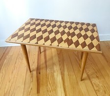 1950s inlay wooden d'occasion  Expédié en Belgium