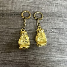 Luvas de boxe vintage douradas chaveiro chiclete máquina de venda automática Hong Kong comprar usado  Enviando para Brazil