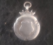 Silver fob medal for sale  LONDON