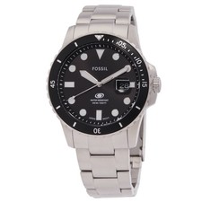 Usado, Relógio masculino de mergulho azul fóssil quartzo mostrador preto FS6032 comprar usado  Enviando para Brazil