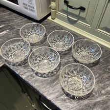 glass dessert dishes for sale  NORWICH