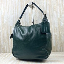 Yves Saint Laurent YSL Torba na ramię Torebka Skóra Zielona Używana Doskonała + Japonia na sprzedaż  Wysyłka do Poland
