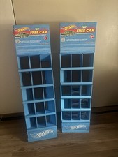 Hot Wheels AZUL loja de papelão display remetente comporta 75 carros mais caixa sem carro x1 comprar usado  Enviando para Brazil