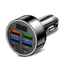 100W Auto Schnell-Ladegerät USB-C & USB 3.1 Zigarettenanzünder 6in1 KFZ iPhone comprar usado  Enviando para Brazil