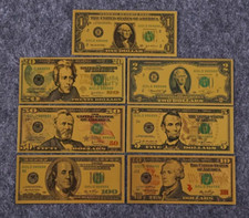 7pcs lot gold for sale  CAMBERLEY