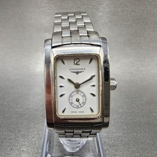 Longines Dolce Vita relógio tanque feminino 20mm mostrador branco aço retangular novo Batt B1 comprar usado Longines Dolce Vita relógio tanque feminino 20mm mostrador branco aço retangular novo Batt B1 comprar usado  Enviando para Brazil