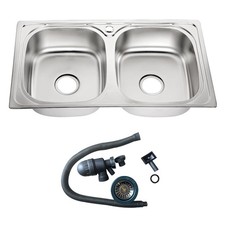 Ware 81cm doppelspülbecken gebraucht kaufen  Alfeld (Leine)