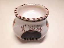 Portacandela scaldino ceramica usato  Roma