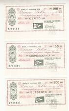 Miniassegni serie pezzi usato Miniassegni serie pezzi usato  Italia