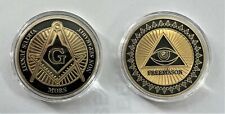 Freemasonry challenge coin for sale  San Diego