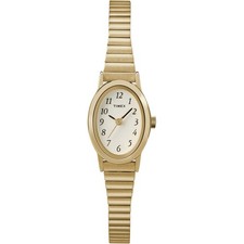 Timex Feminino Cavatina Gold-Tone 18mm Relógio Clássico, Pulseira de Expansão, usado comprar usado  Enviando para Brazil