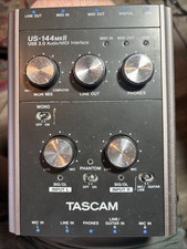 Tascam US144MKII USB 2.0 Audio Interfaz MIDI Alimentado por Bus - Cable No Incluido segunda mano  Embacar hacia Mexico