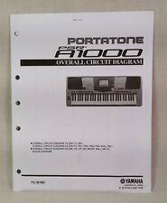 Diagrama de circuito geral original Yamaha - Teclado Portatone PSR-A1000 comprar usado  Enviando para Brazil