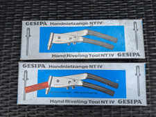 Gesipa handnietzange rarität gebraucht kaufen  Großostheim