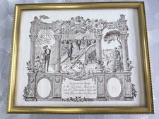 Tableau lithogravure mariage d'occasion  Reims