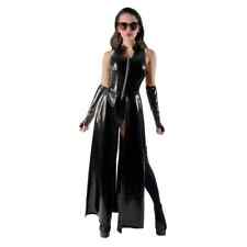 Usado, Body sexy PVC couro sem mangas vestido fantasia Halloween exótico brilhante clubwear comprar usado  Enviando para Brazil