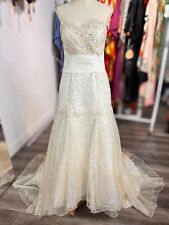 Designer wedding dress for sale  HENFIELD