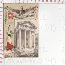 C9409 CENNI CROAZIA PULA 1915 TEMPIO AUGUSTO I GUERRA POESIA MAMELI ALLEGORIA comprar usado  Enviando para Brazil